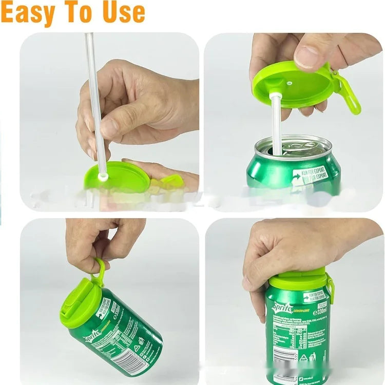 Portable Soda Silicone Straw